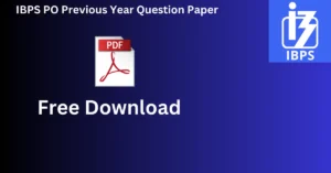 IBPS PO Previous Year Question Paper