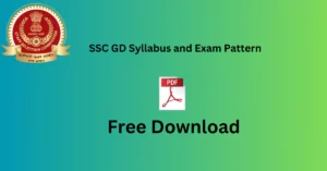 SSC GD Syllabus and Exam Pattern