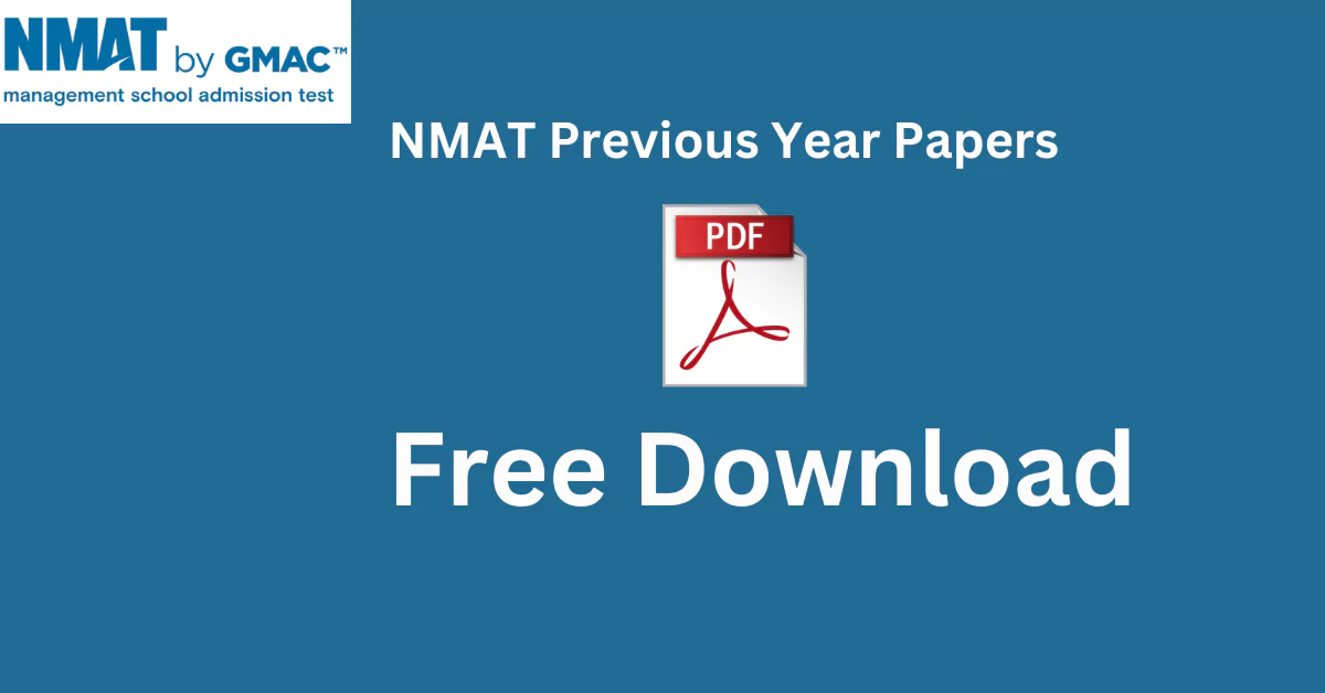 NMAT Previous Year Papers