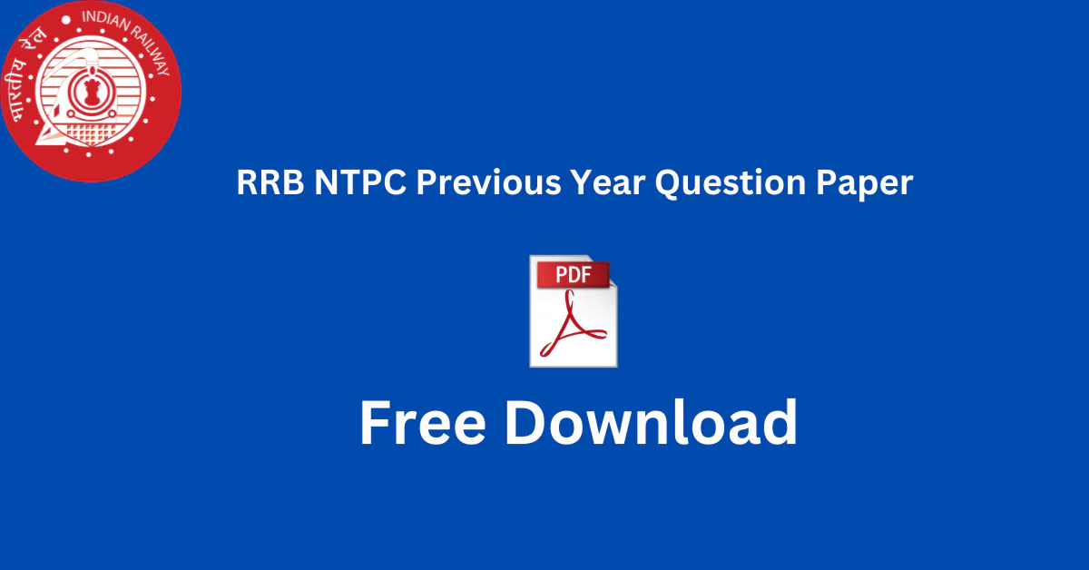 RRB NTPC Previous Year Question Paper